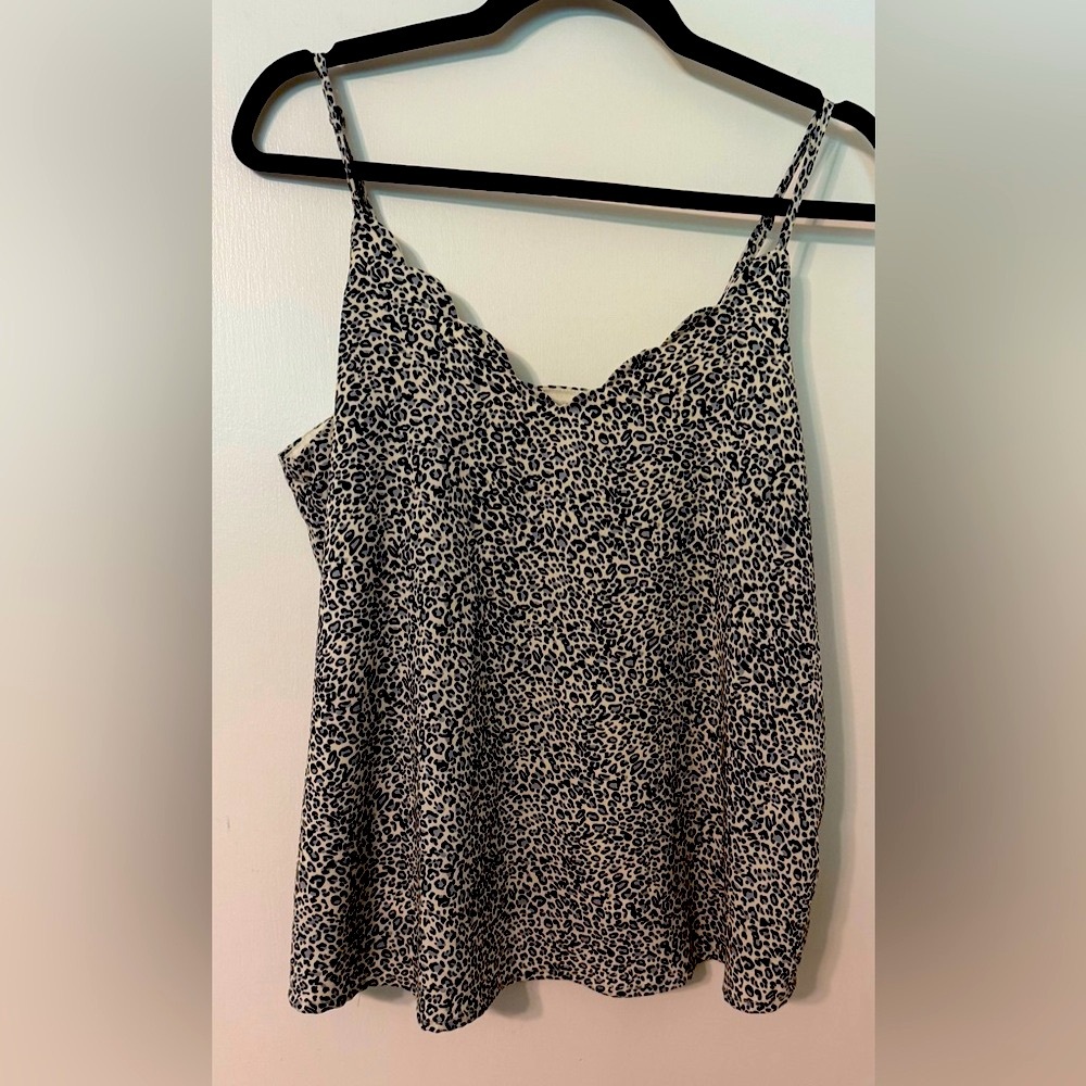 Animal print cami
